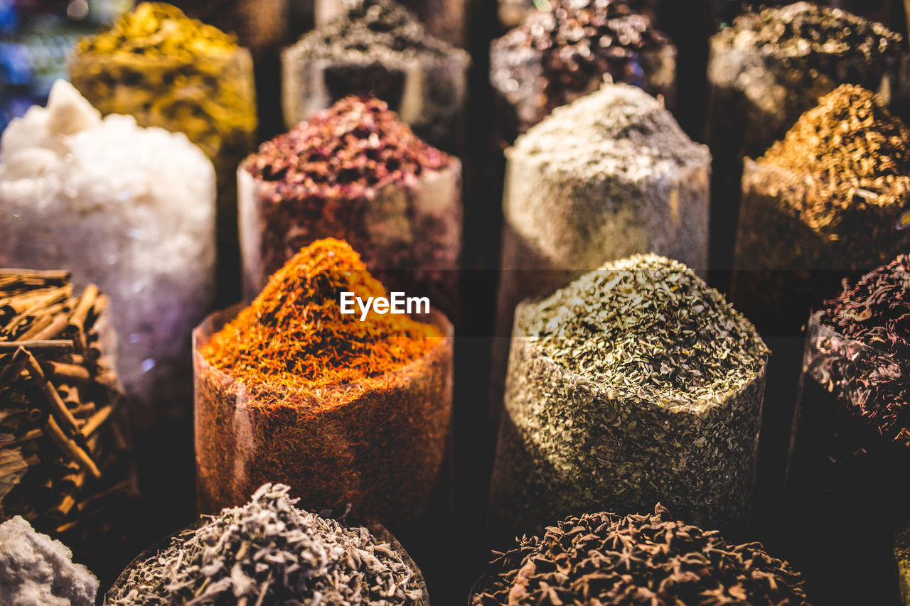 Full frame shot of food for sale at market