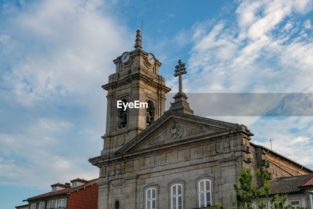 St peter sao pedro basilica church tower in guimaraes, portugal