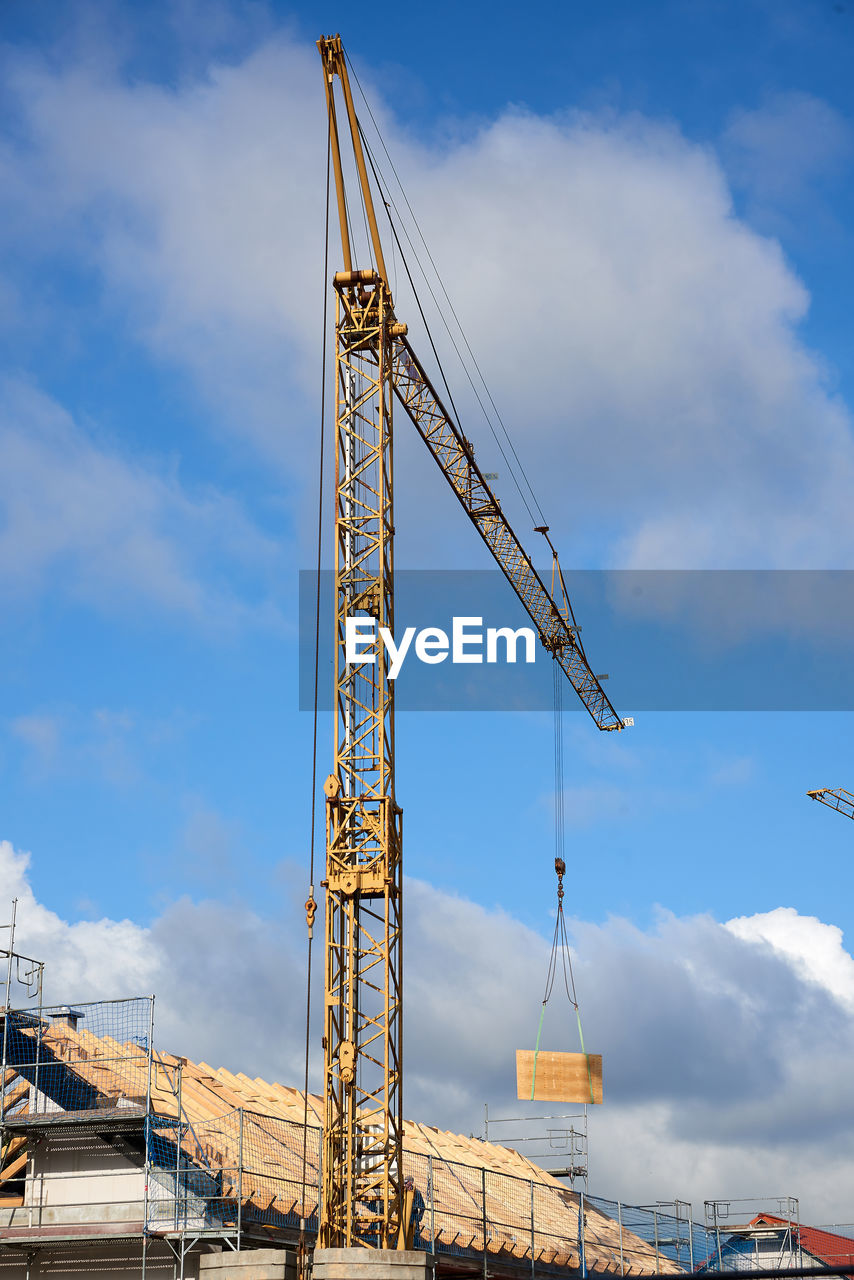 cranes at construction site