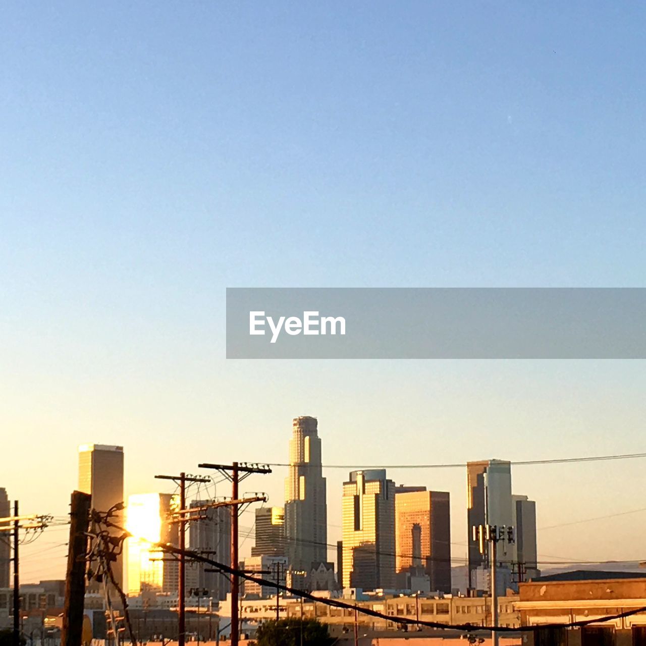 BUILDINGS IN CITY AGAINST CLEAR SKY