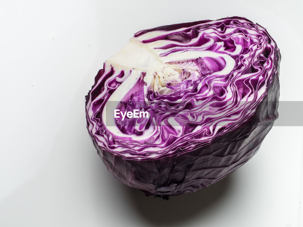 Close-up of red cabbage on table