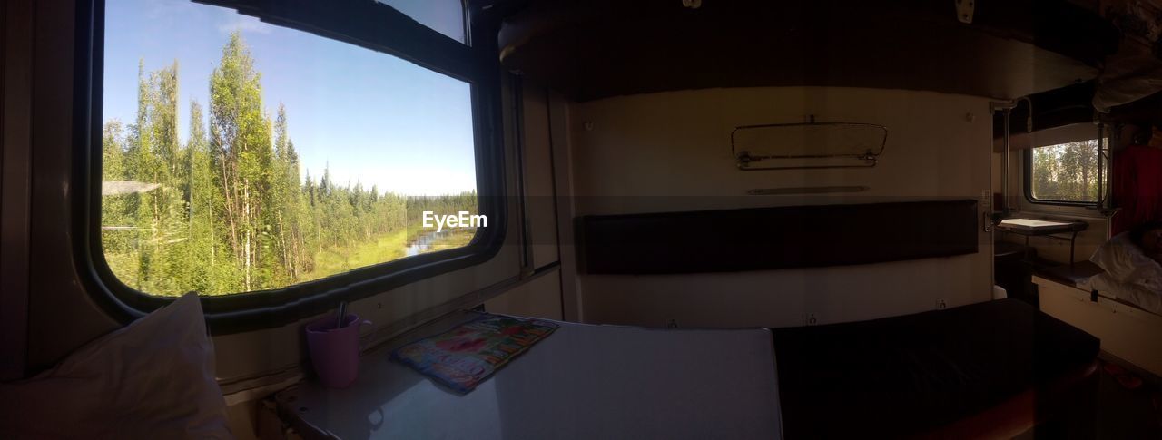 PANORAMIC SHOT OF TRAIN