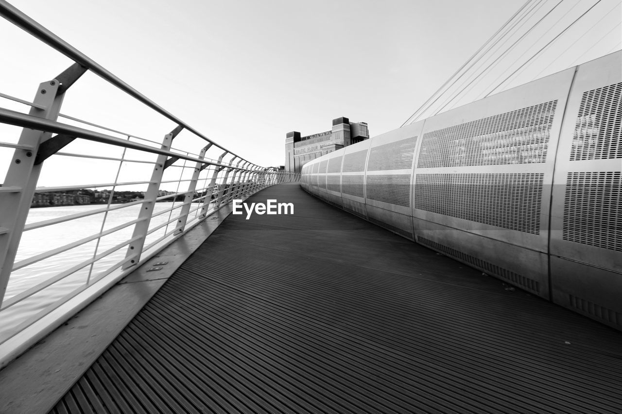 Millennium bridge with a baltic view 