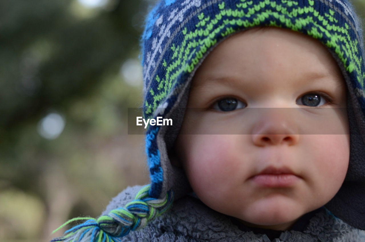 Close-up of cute boy