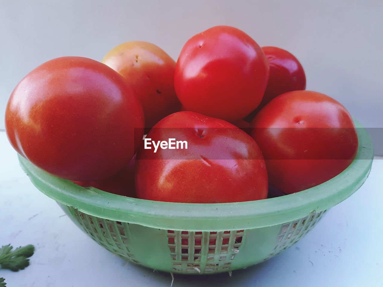 CLOSE-UP OF TOMATOES IN BOWL