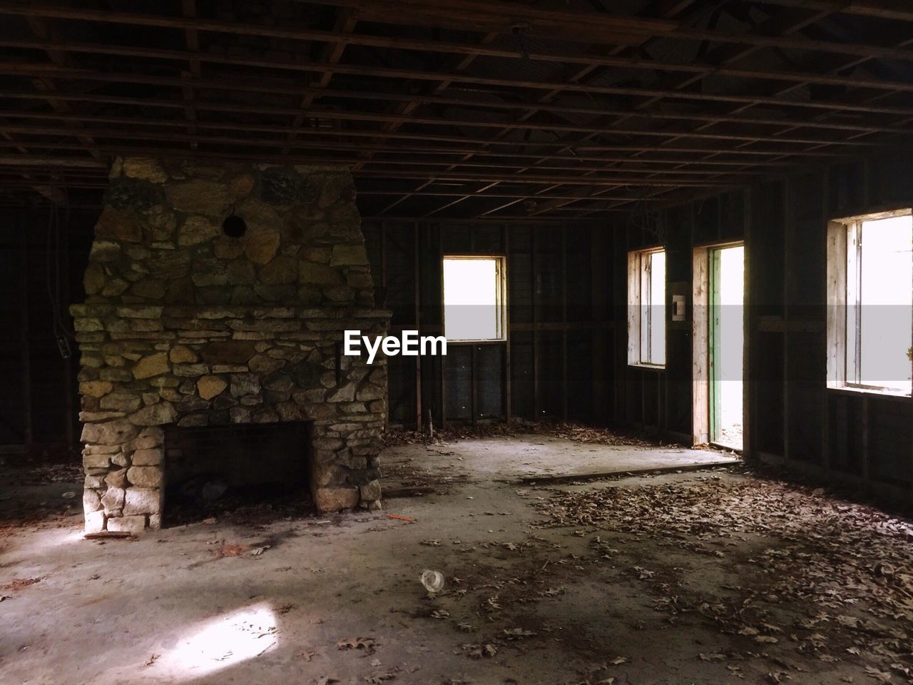 VIEW OF ABANDONED HOUSE