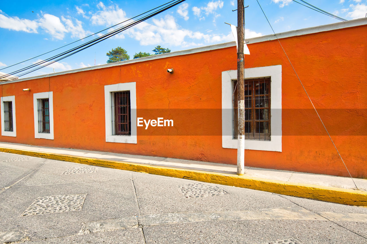 VIEW OF YELLOW BUILDING