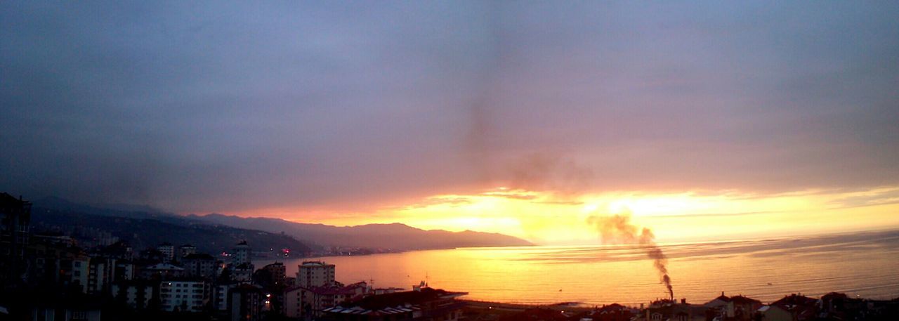 Scenic view of sunset sky
