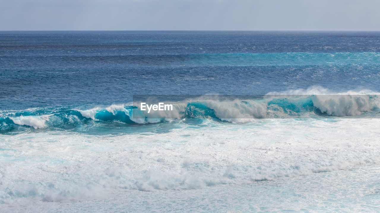 Panoramic view of sea against sky