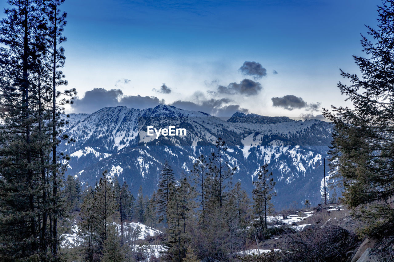 SNOWCAPPED MOUNTAINS AGAINST SKY
