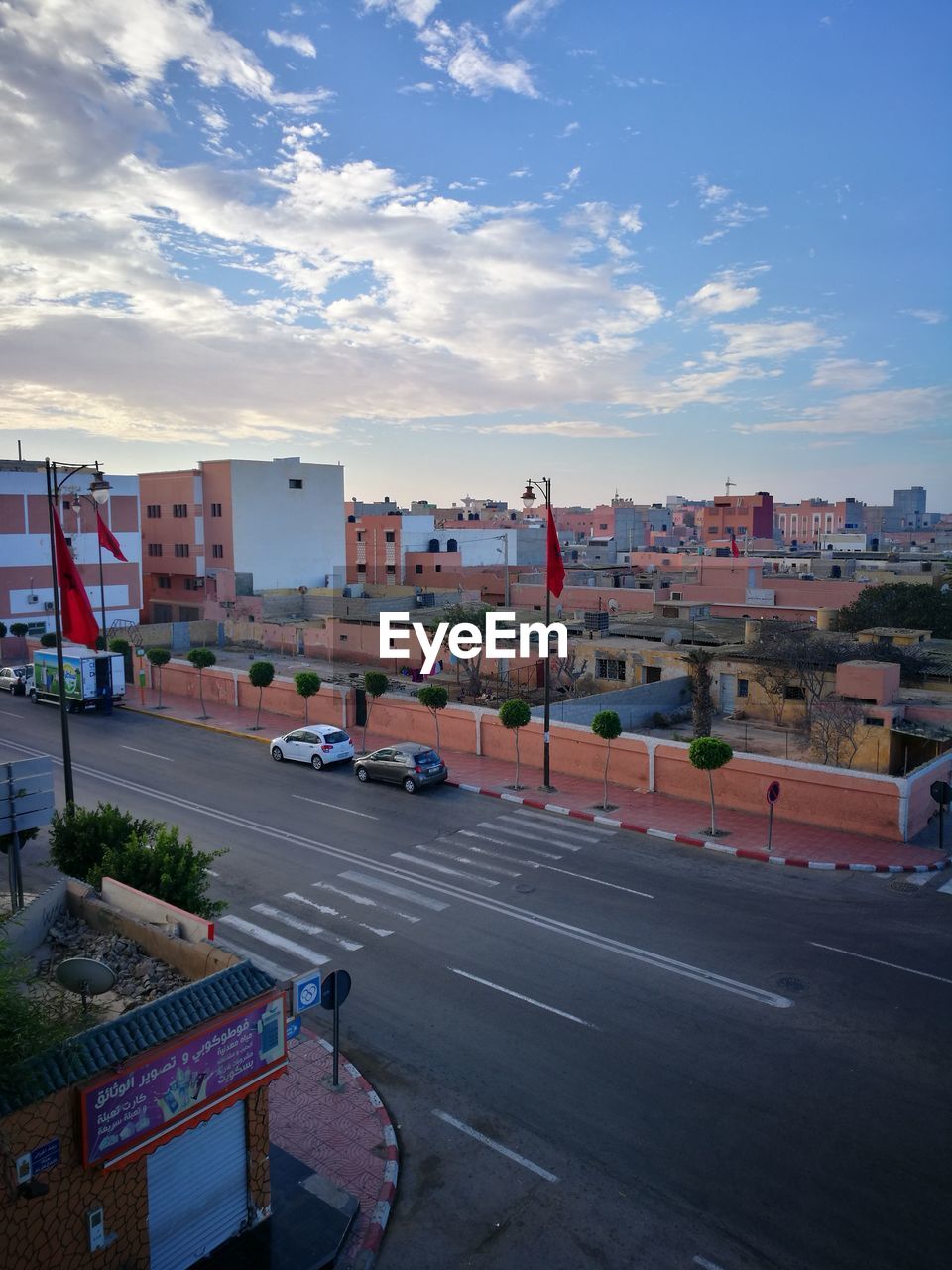 View of cityscape against sky