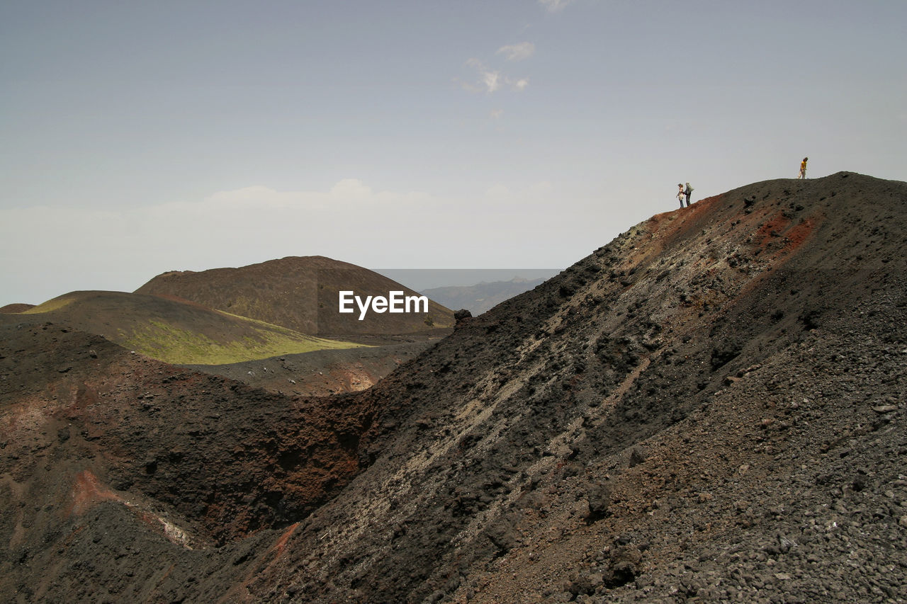 Scenic view of mountain against sky