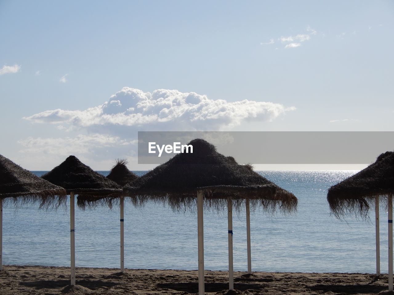 Panoramic view of sea against sky