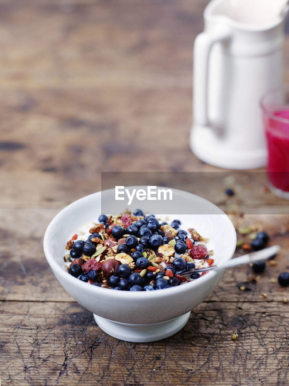 Muesli with fruits