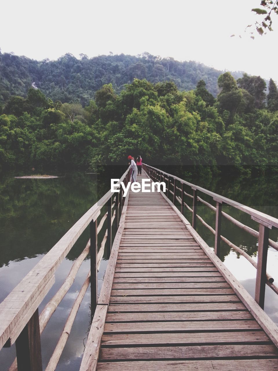 VIEW OF BRIDGE ON MOUNTAIN