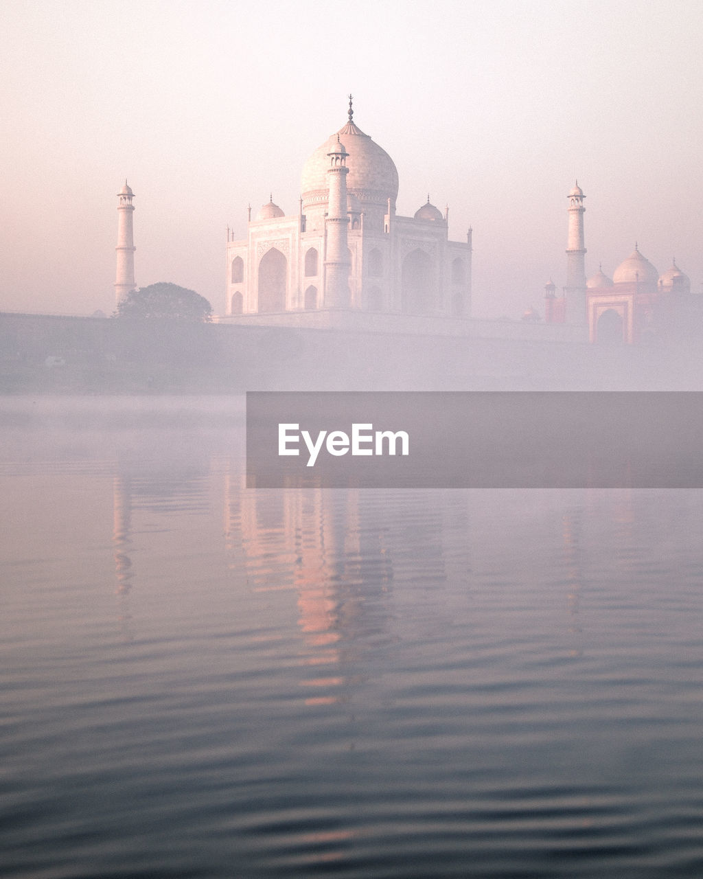 Taj mahal from the river