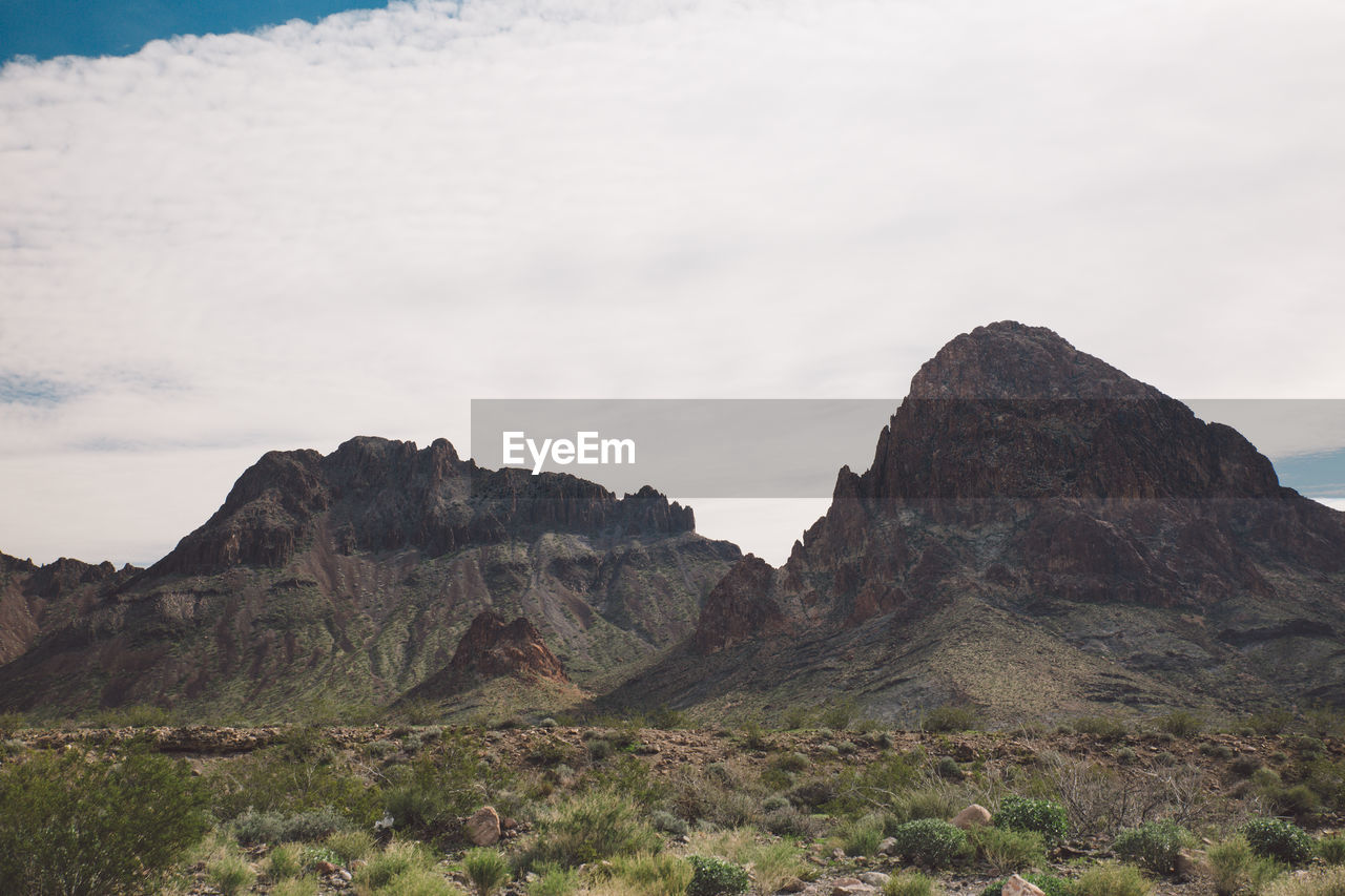 ROCK FORMATIONS AGAINST SKY