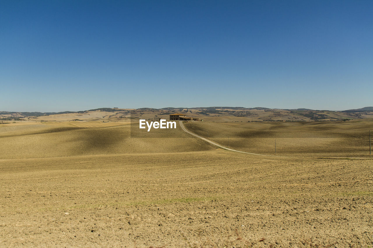 SCENIC VIEW OF LANDSCAPE AGAINST CLEAR SKY