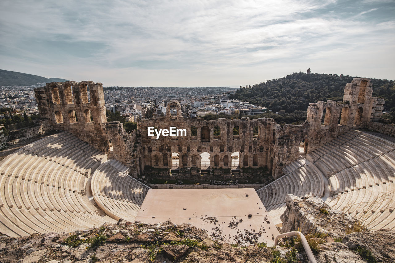 HIGH ANGLE VIEW OF A CITY