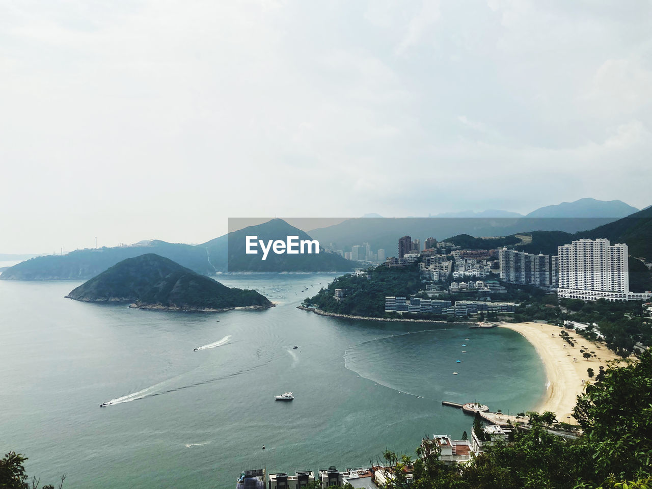 High angle view of repulse bay