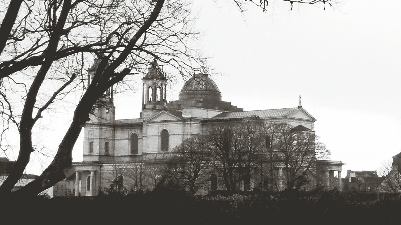 View of church against clear sky