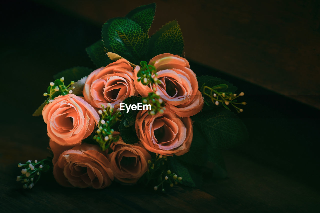 Close-up of rose bouquet