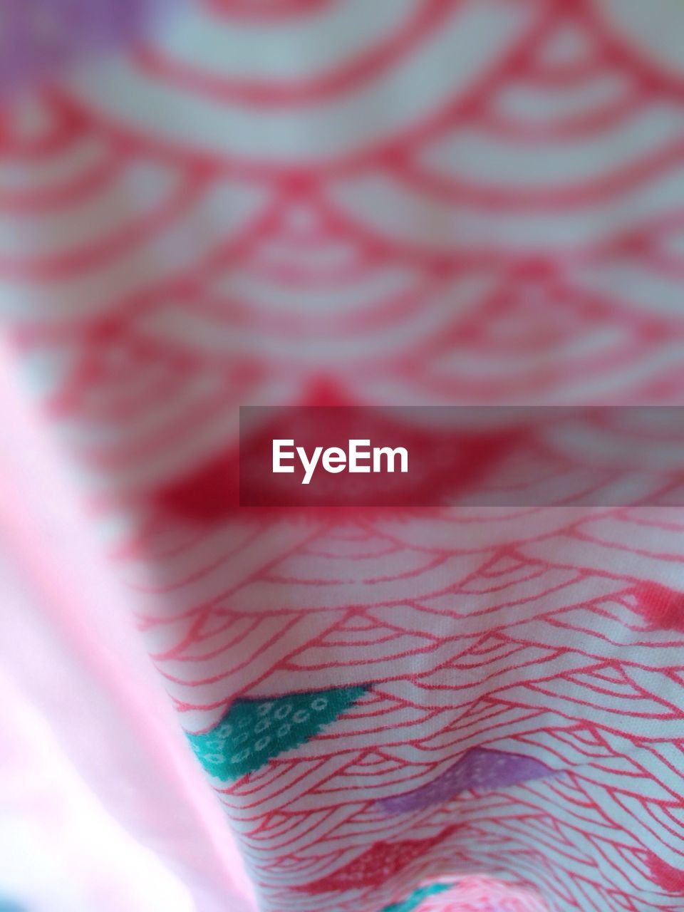 Close-up of fabric pattern