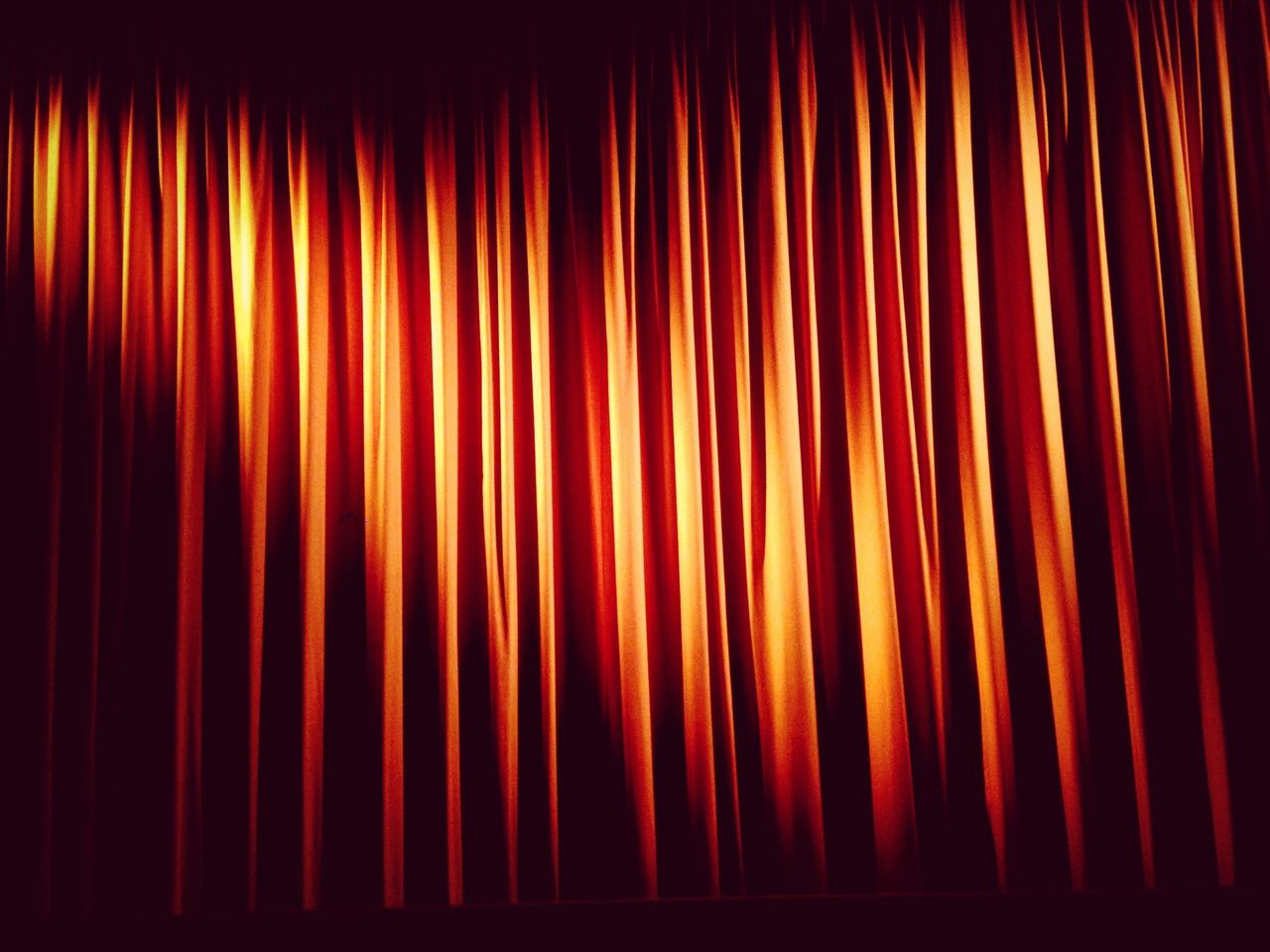 Full frame shot of red stage curtain