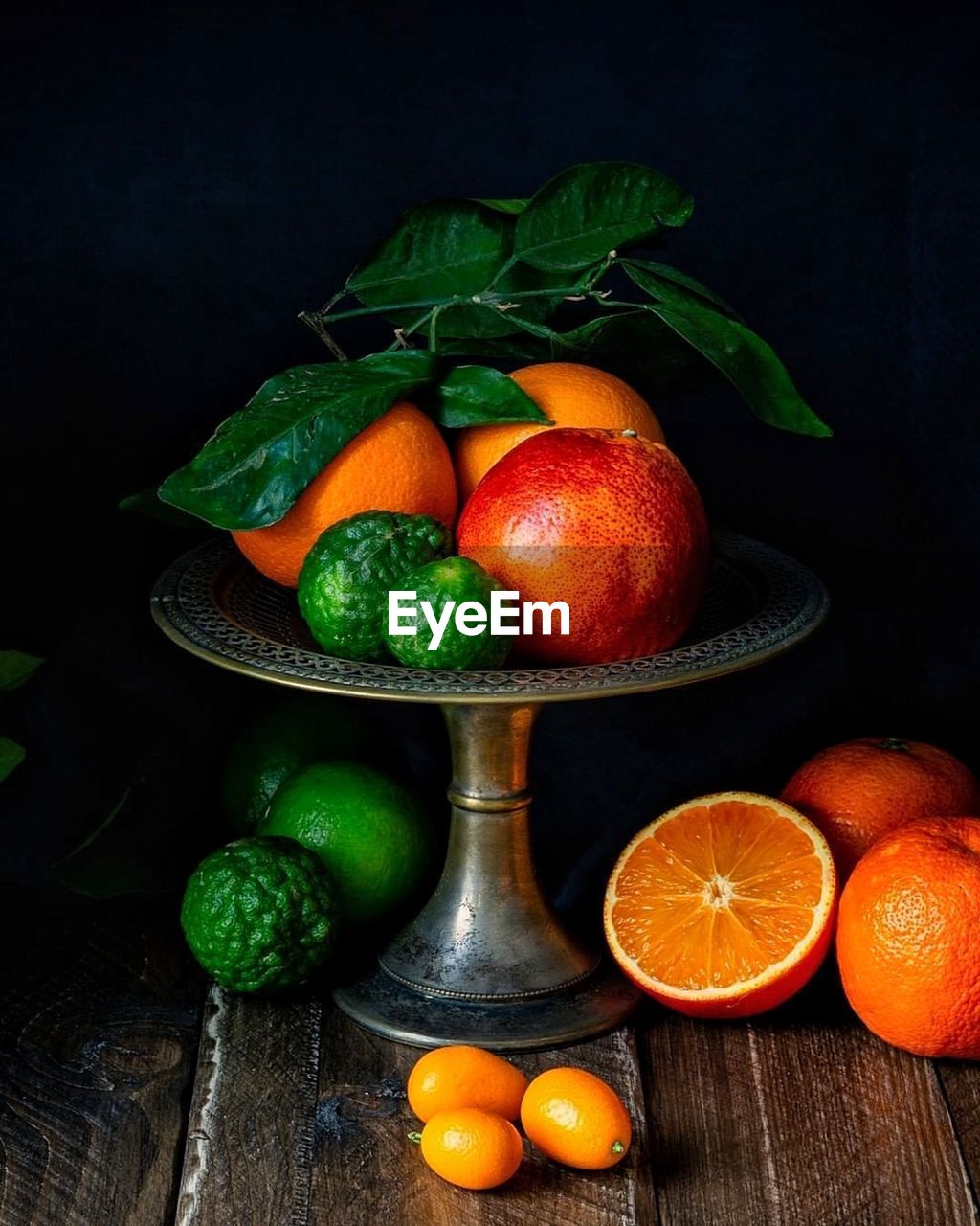 Fruits and vegetables on table