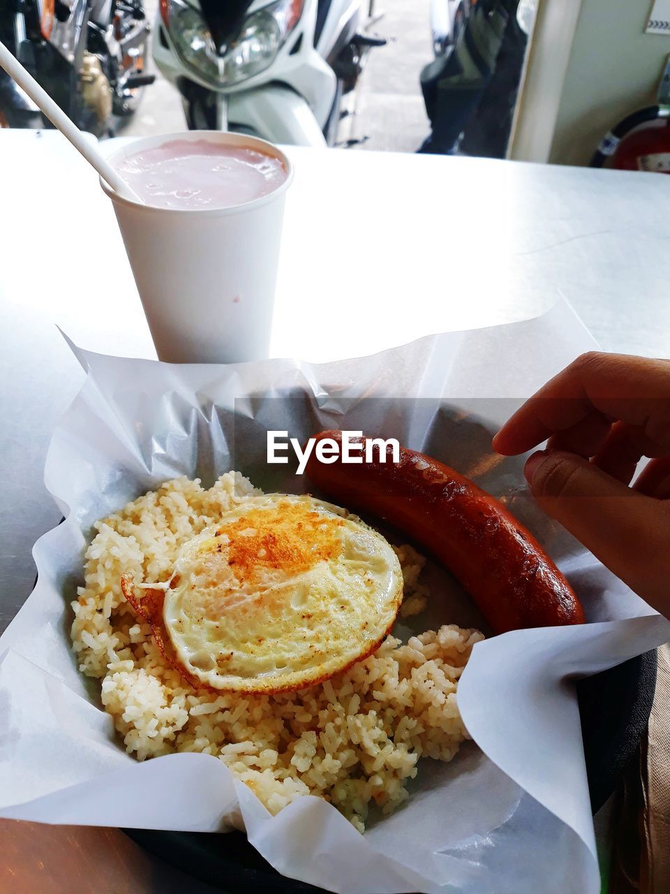 CLOSE-UP OF FOOD SERVED WITH COFFEE