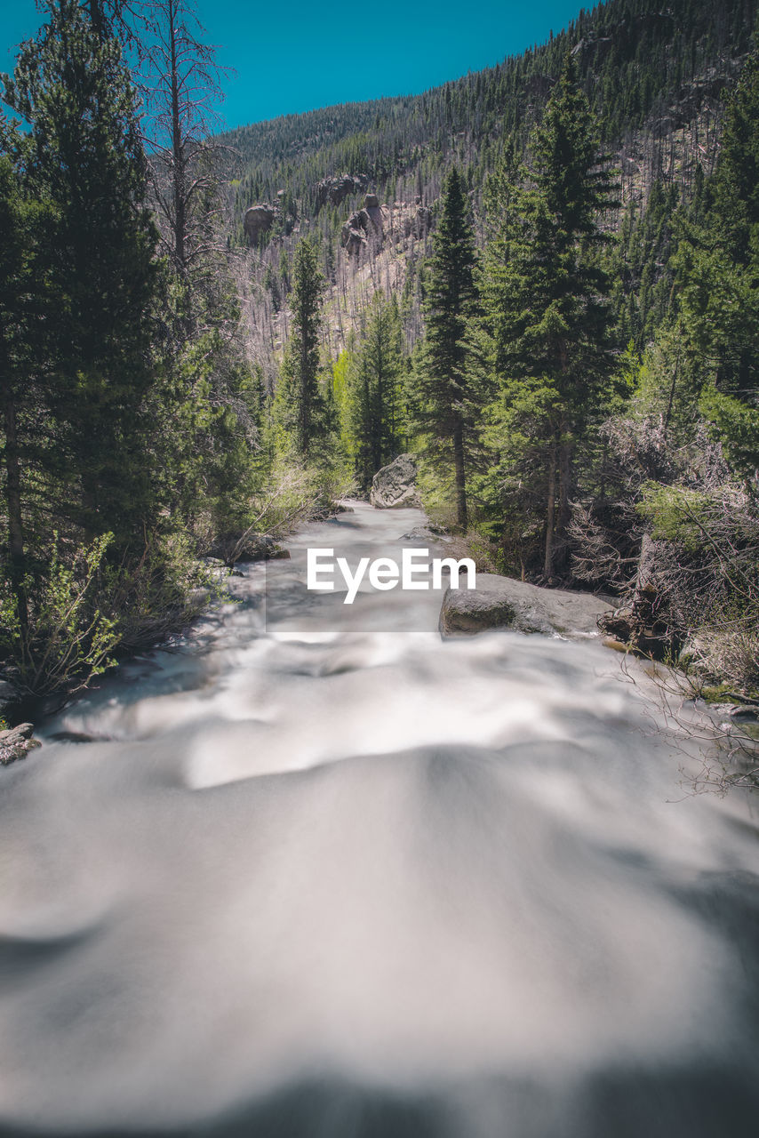 Waterfalls, waterfall, water, colorado, rocky mountain national park.