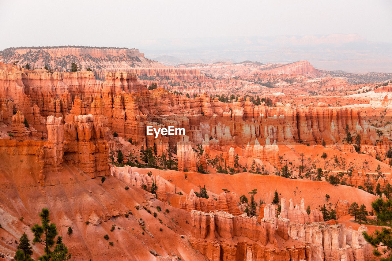 Aerial view of rock formations
bryce canyon, utah