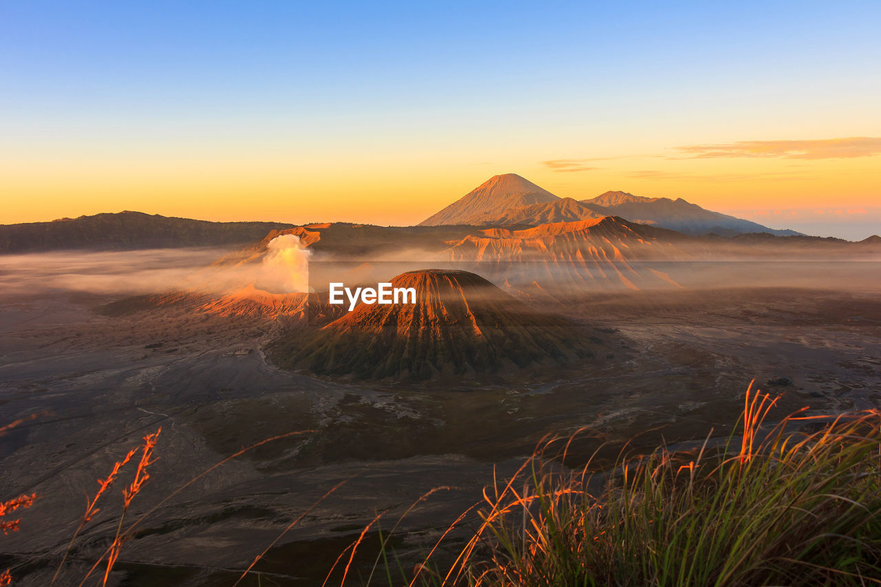 Mountains against sky