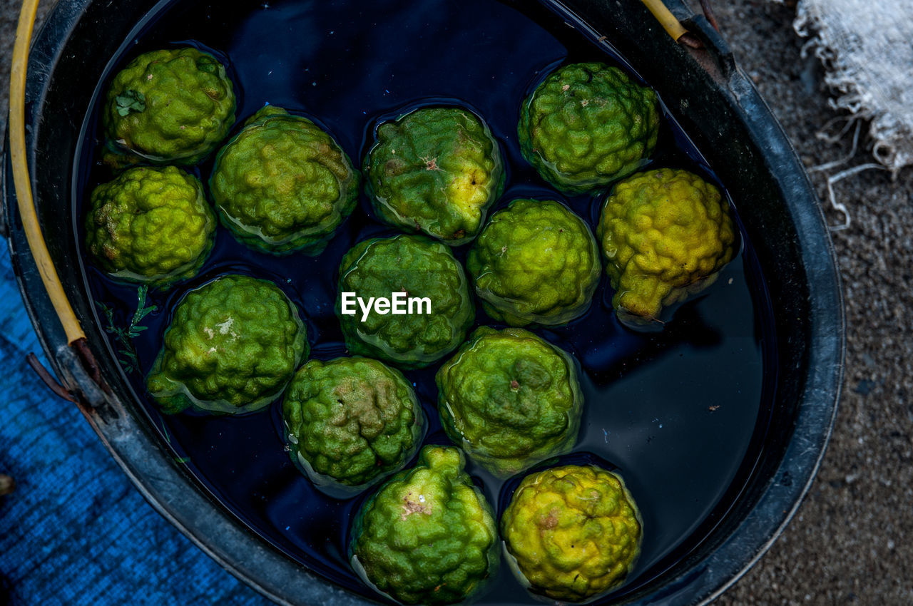 HIGH ANGLE VIEW OF VEGETABLES