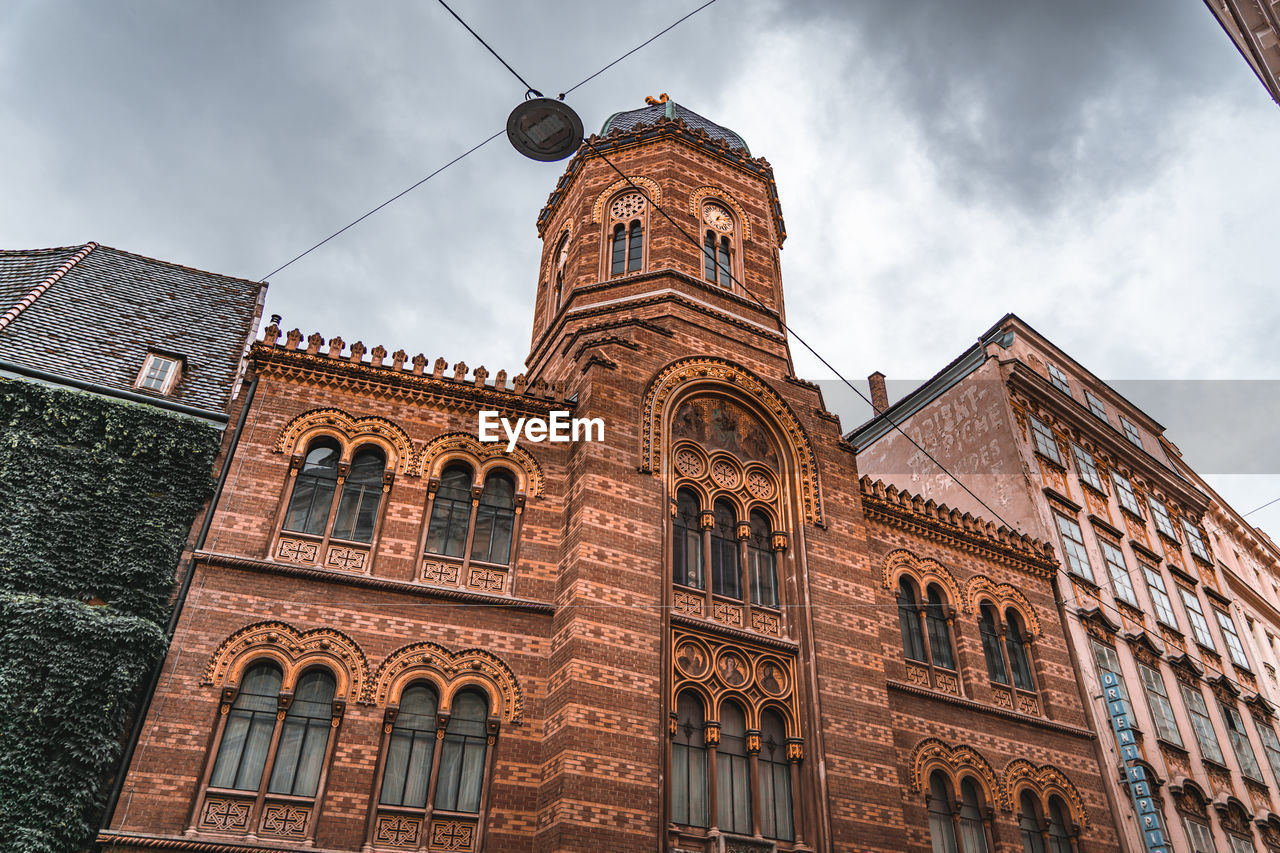 Low angle view of building against sky