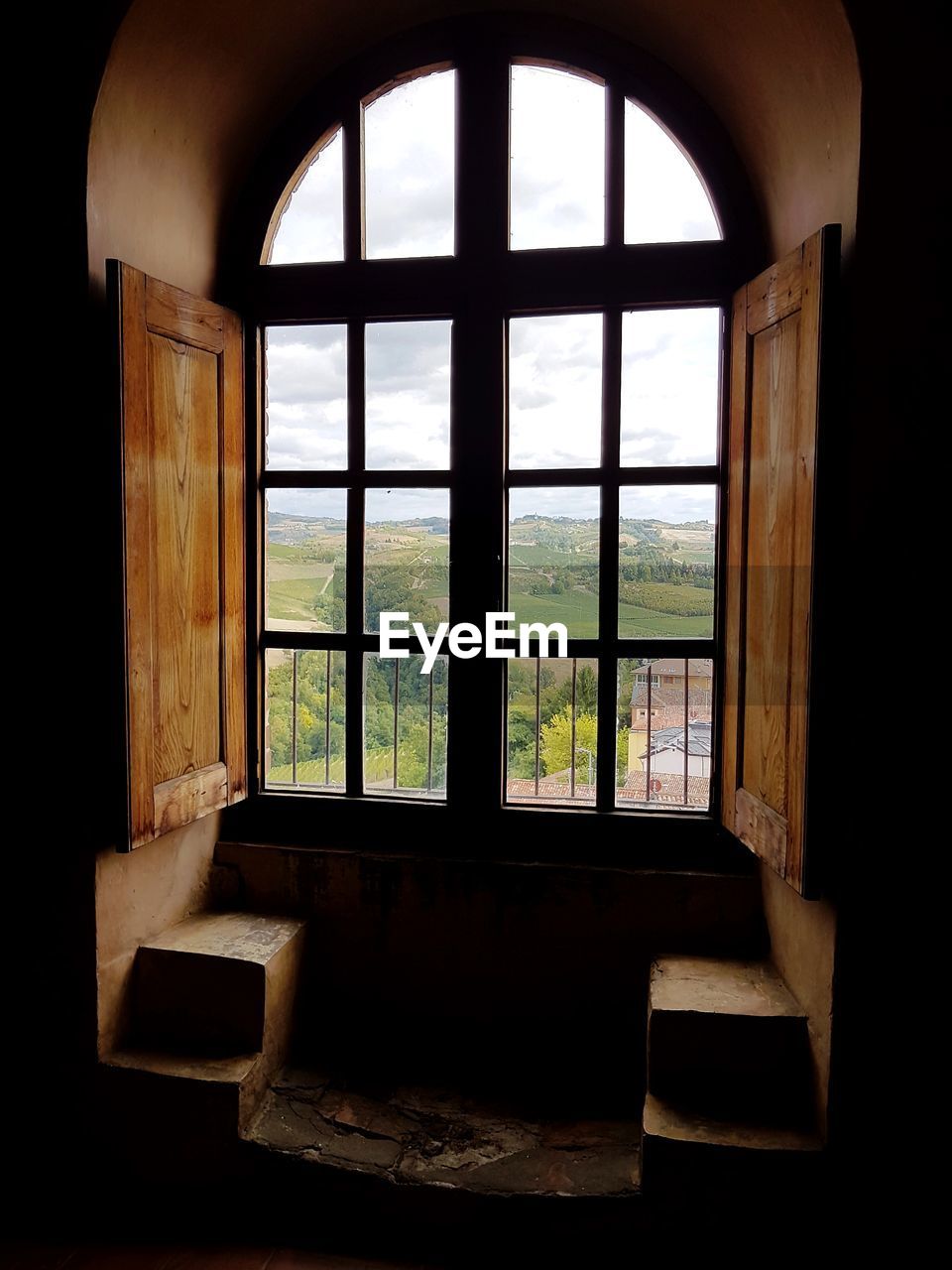 INTERIOR OF ABANDONED WINDOW