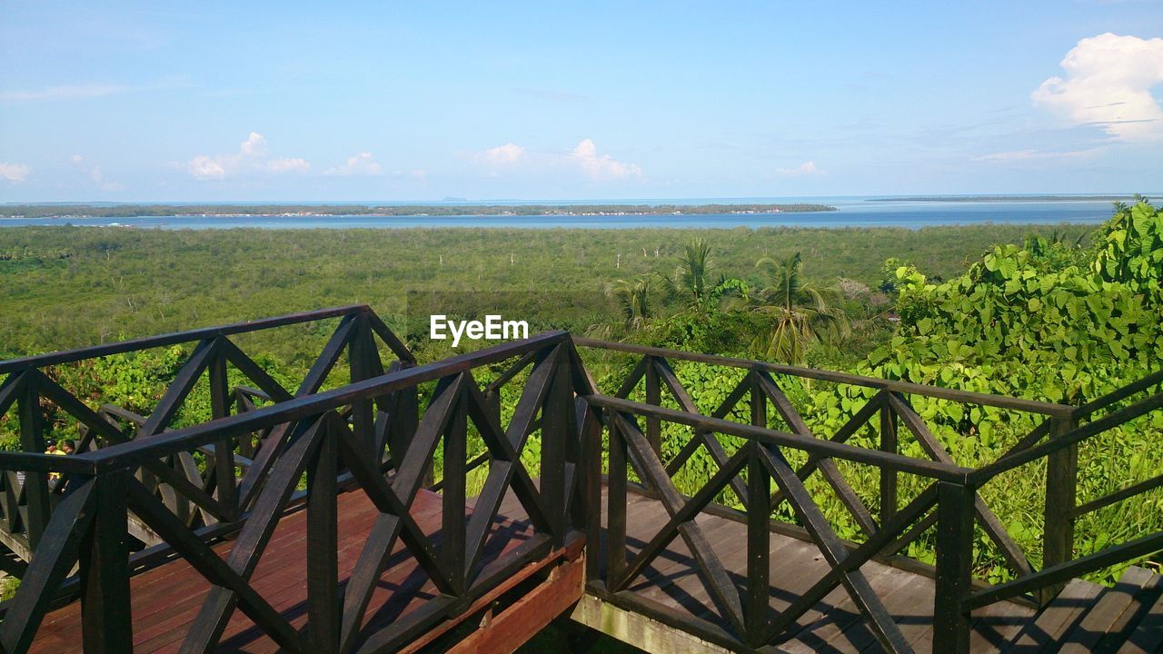 SCENIC VIEW OF SEA AGAINST BLUE SKY