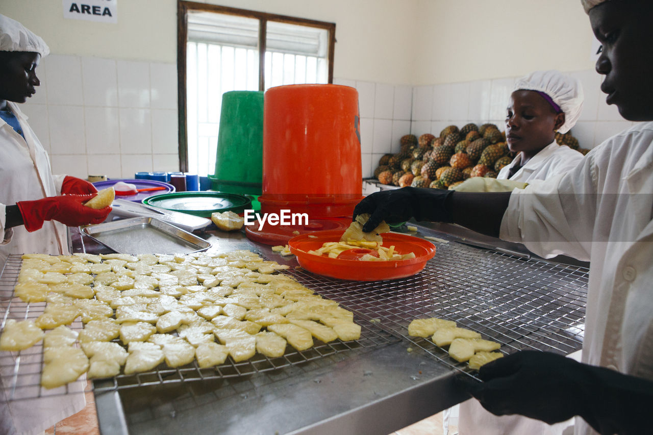 MAN WORKING WITH VEGETABLES