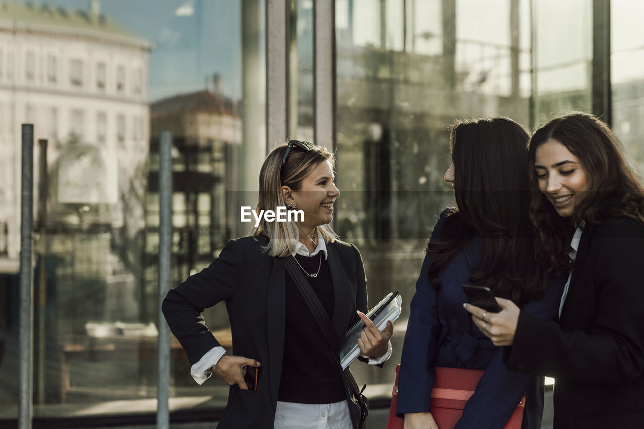 Female coworkers together