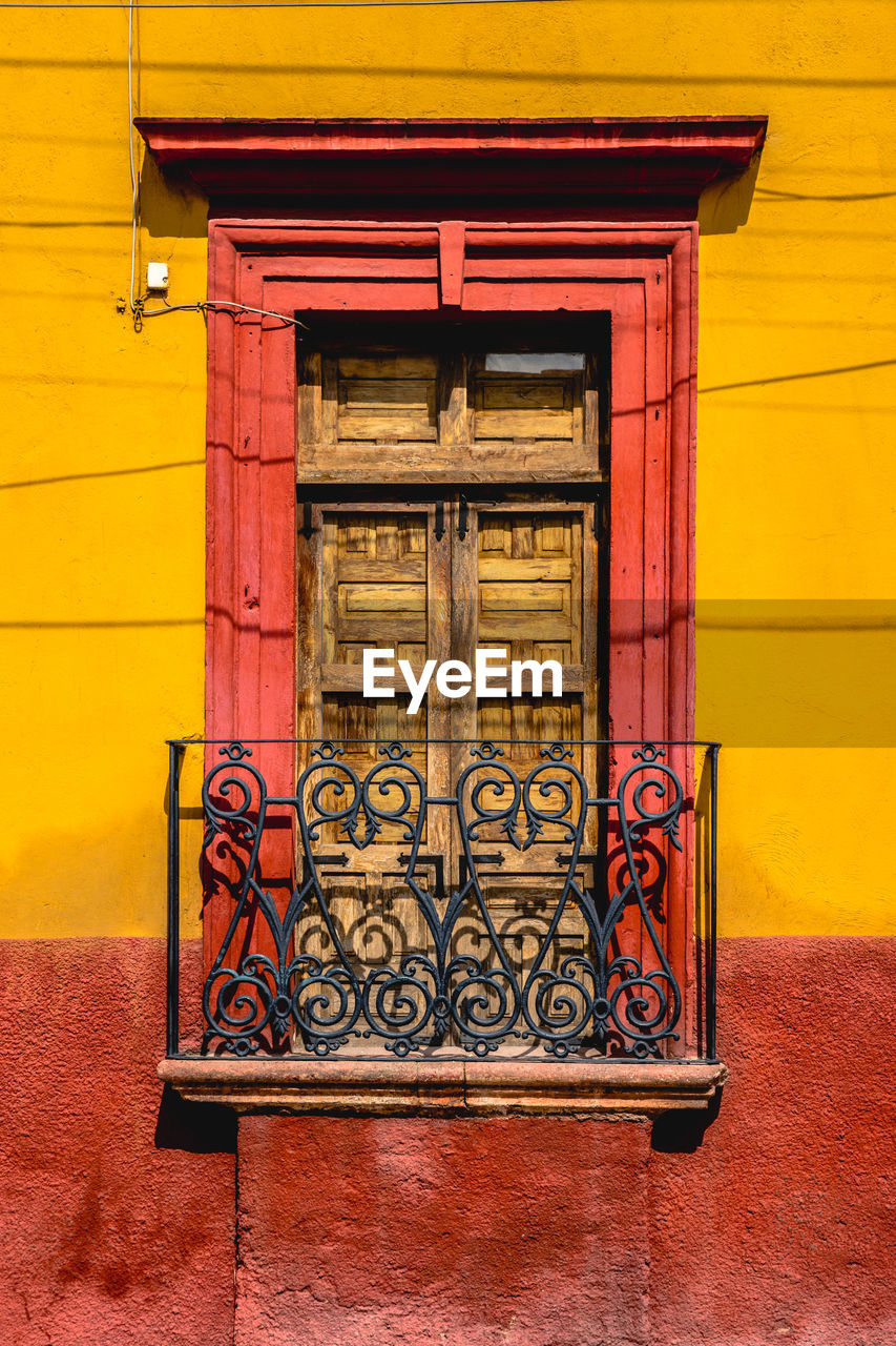  historic door of colonial  building