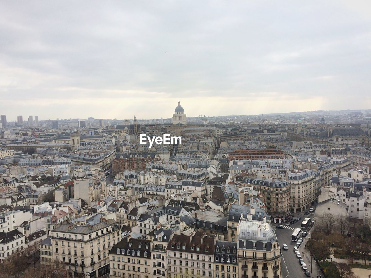 HIGH ANGLE VIEW OF CITY BUILDINGS