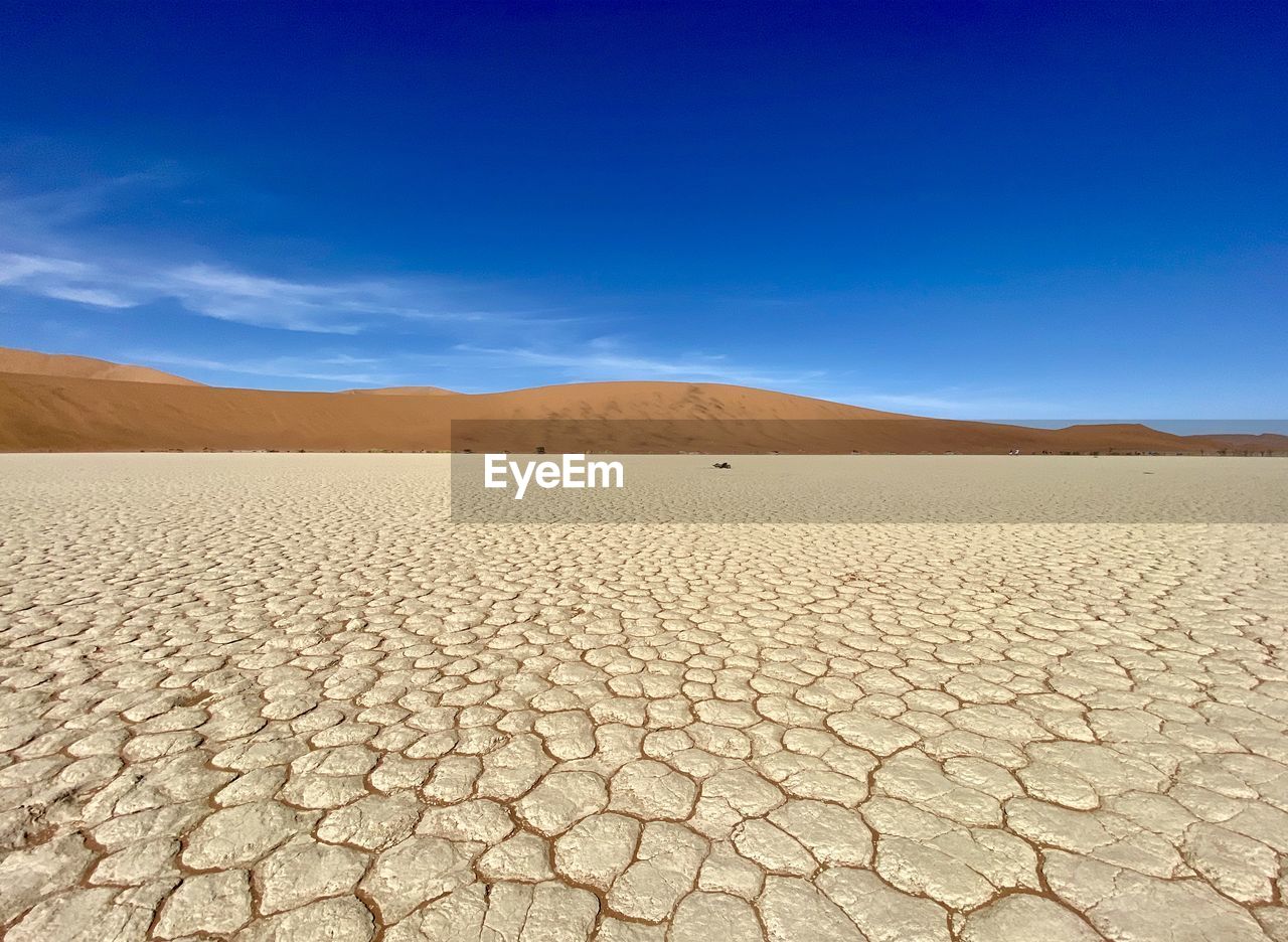 SURFACE LEVEL OF BARREN LAND IN DESERT