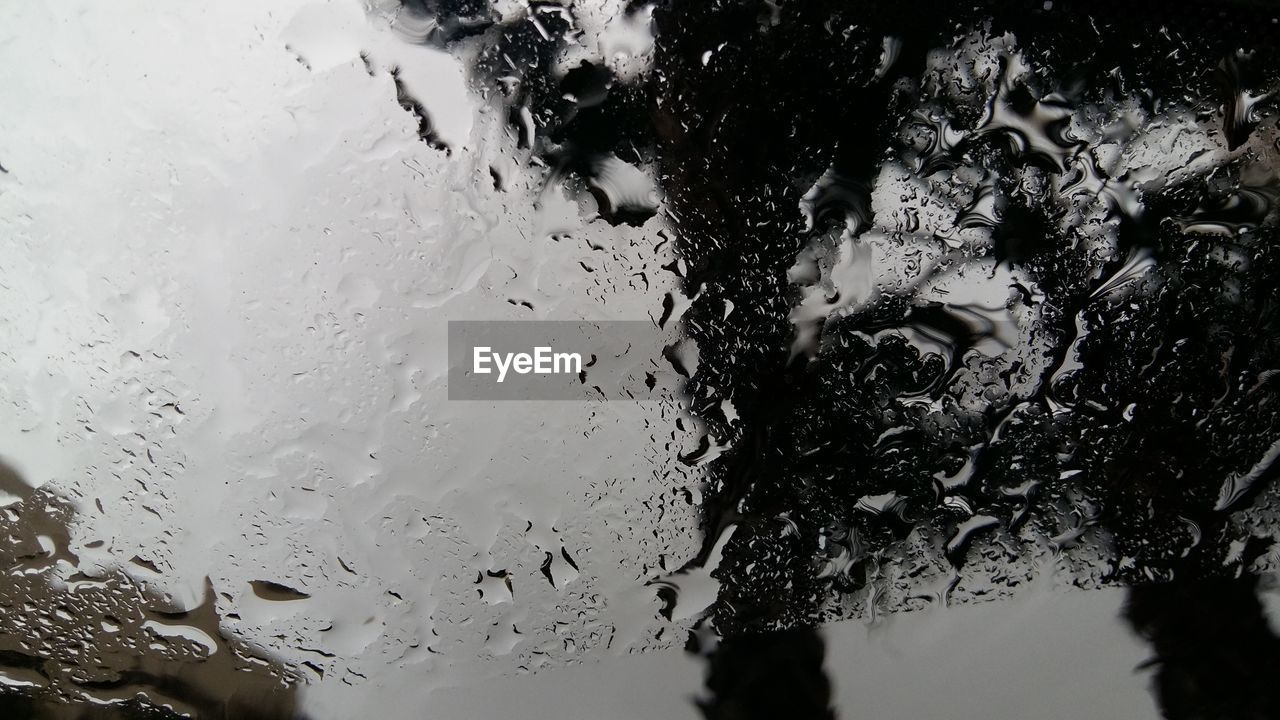 CLOSE-UP OF WATER DROPS ON HAND
