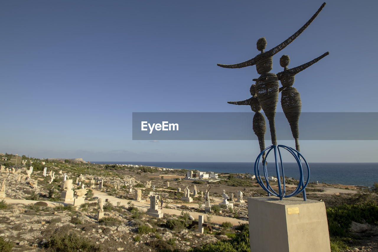 The sculpture park near ayia napa in cyprus