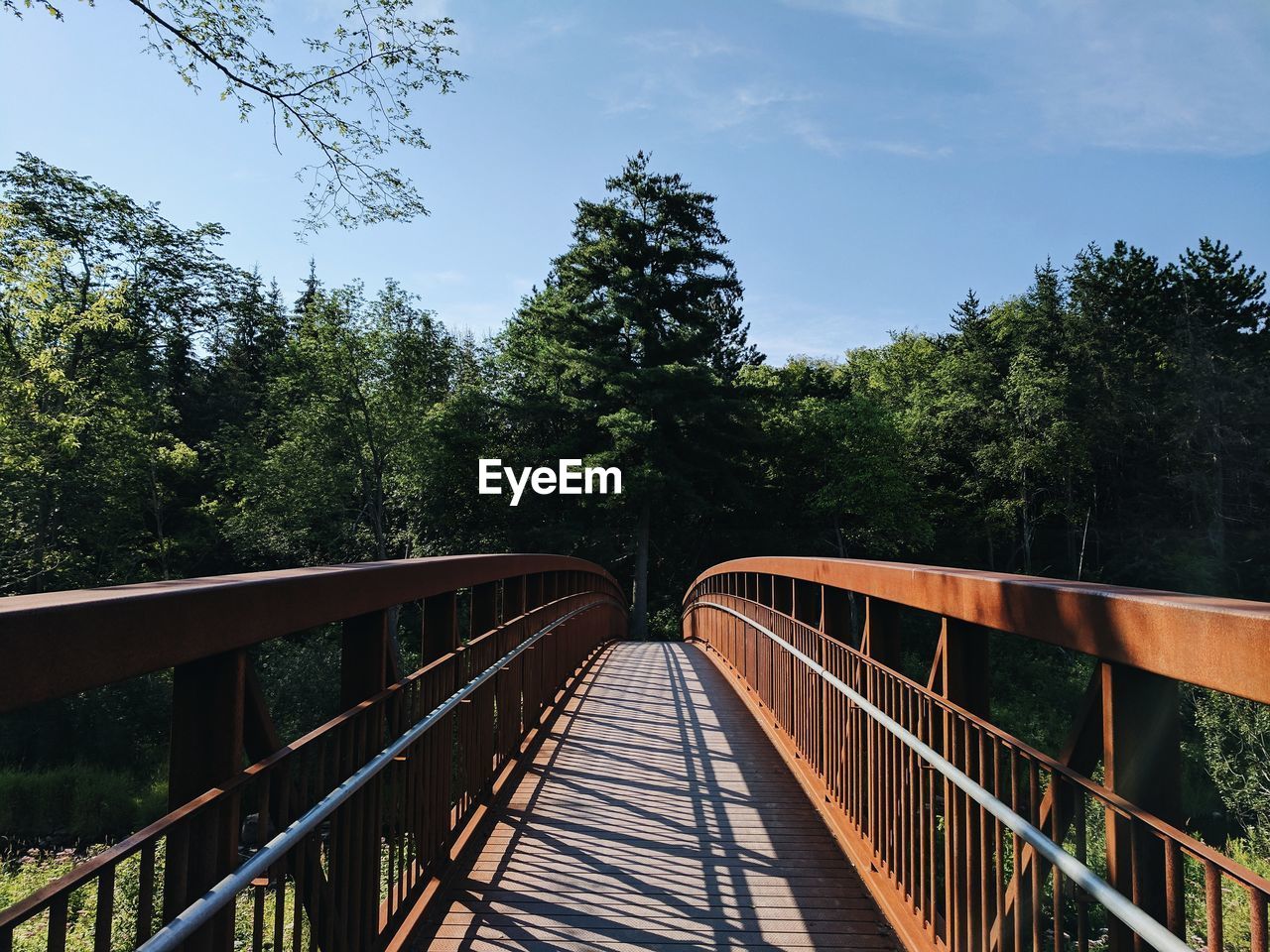 FOOTBRIDGE AGAINST SKY