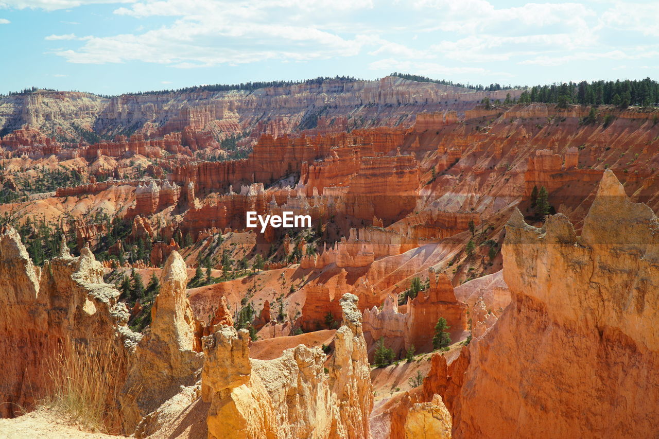 AERIAL VIEW OF ROCK FORMATION