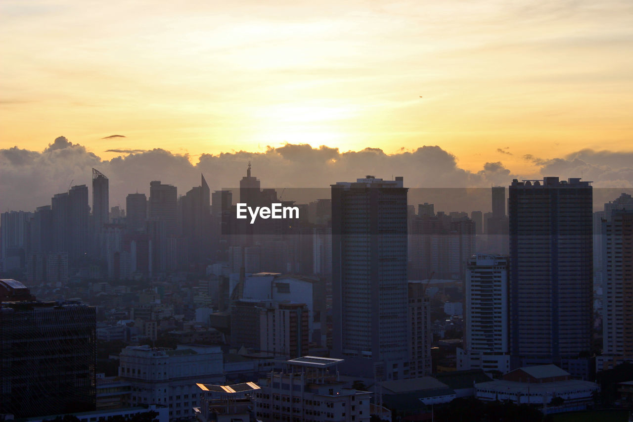 Urban skyline of manila, the philippines