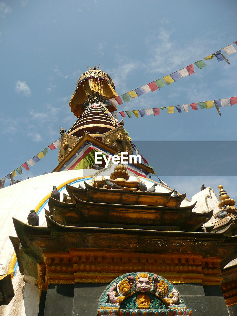 LOW ANGLE VIEW OF TEMPLE AGAINST SKY