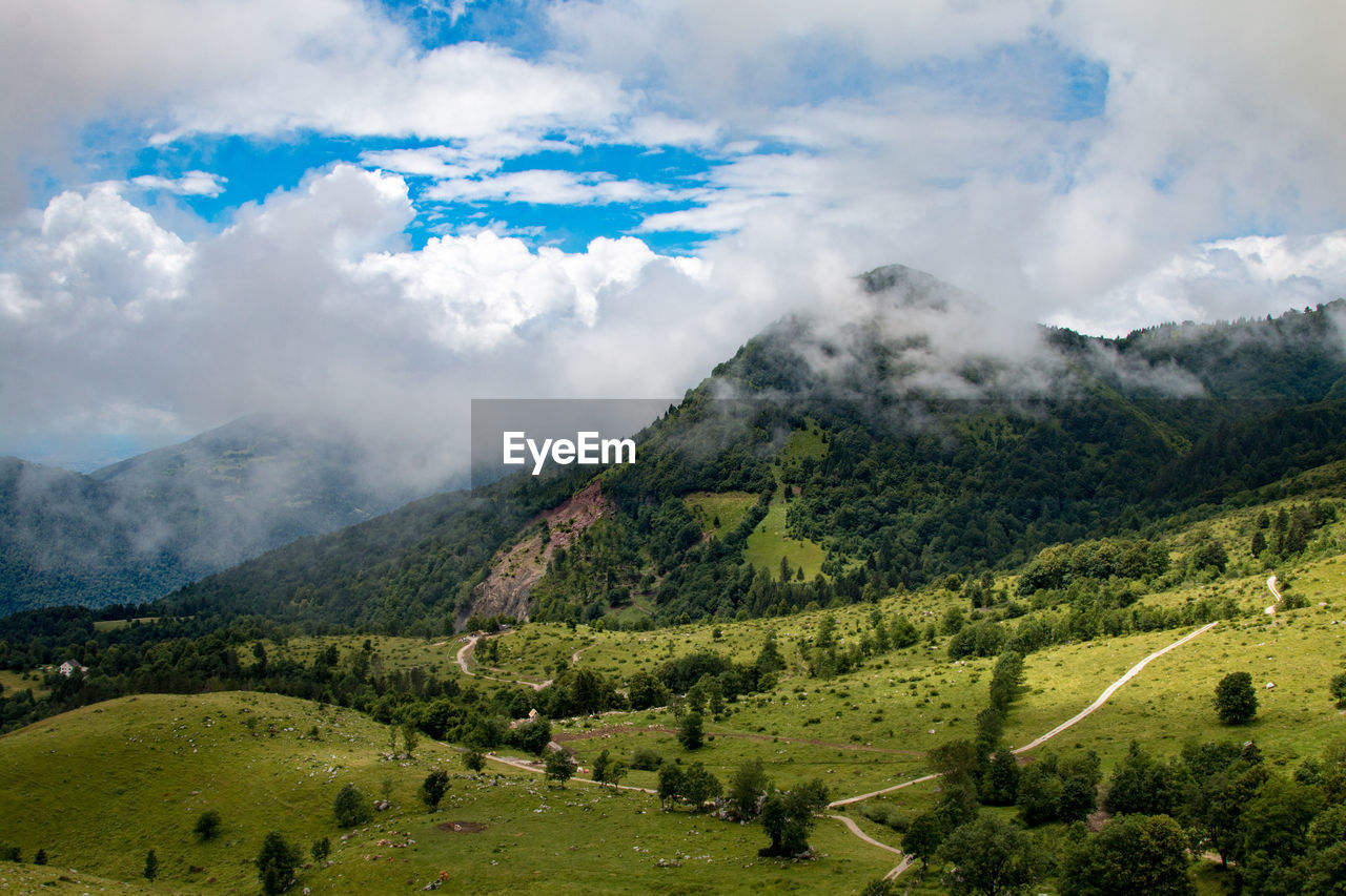 Scenic view of landscape against sky