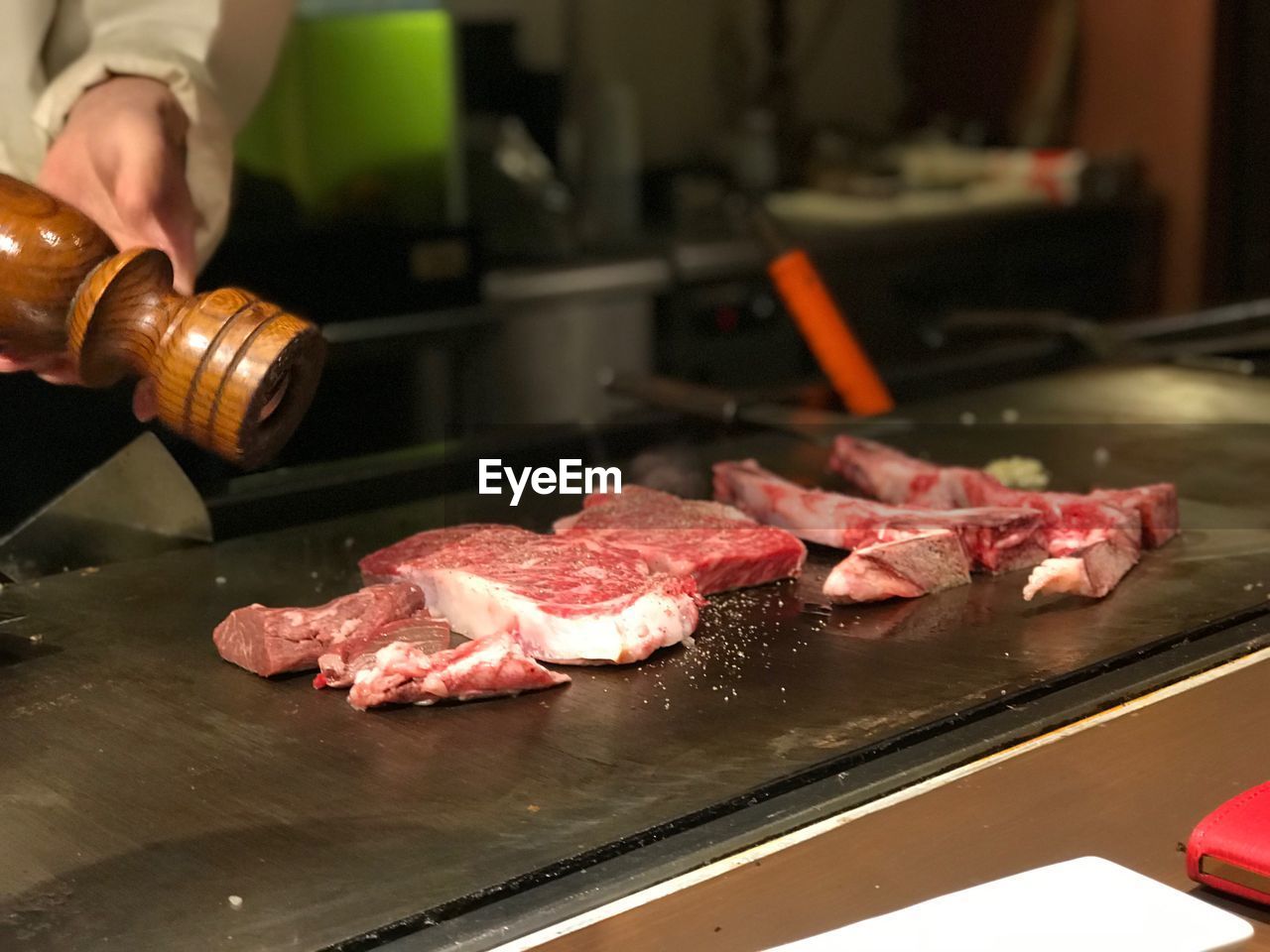 Wagyu steak teppanyaki